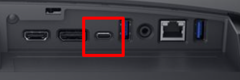 USB C Port on monitor